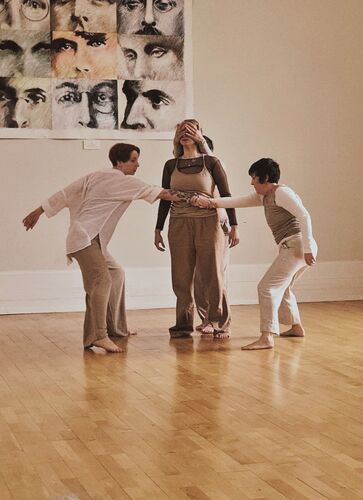 Dancers in a movement