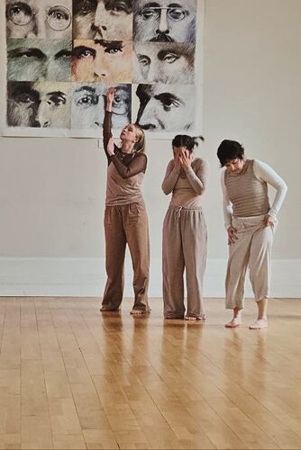 Dancers in a movement