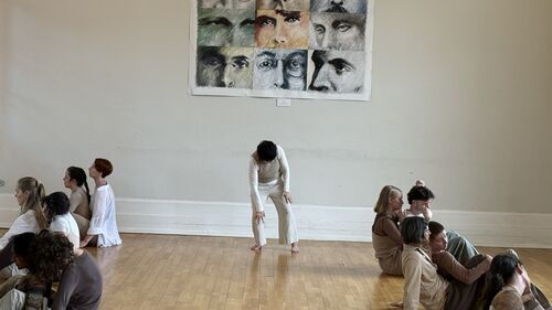 Dancers in a movement