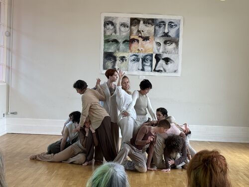 Dancers in a movement