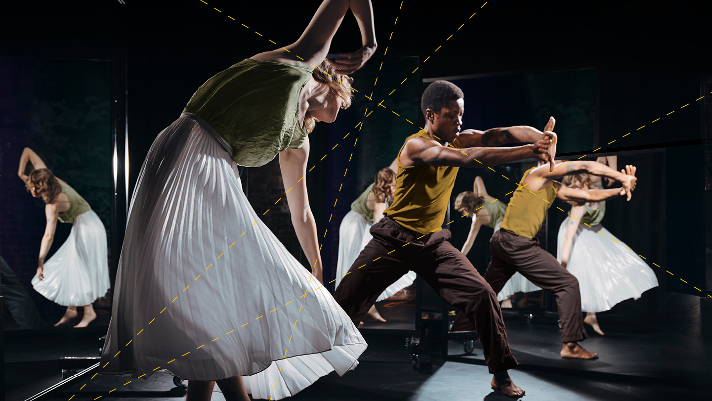 Anne Rowe and Mufutau Yusuf in SINGSONG by David Bolger